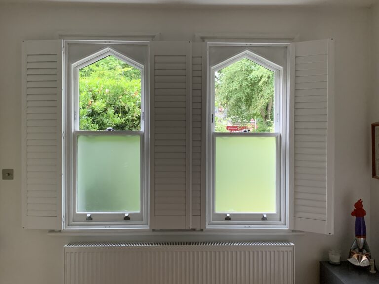 New DG sashes into existing frames.