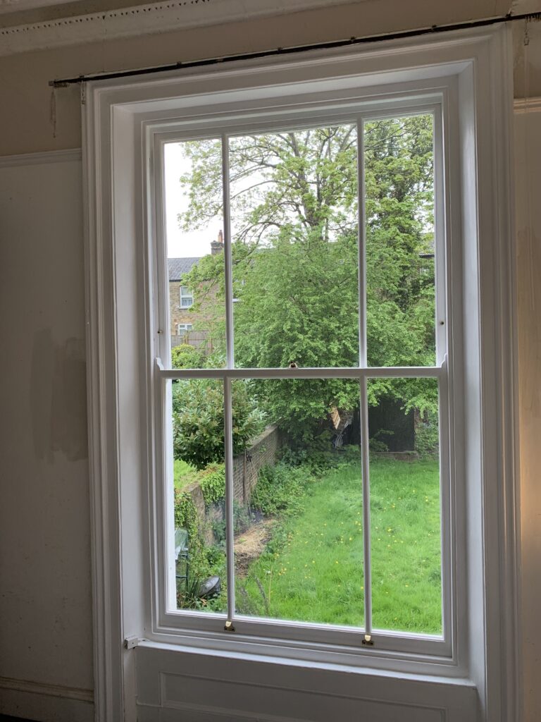 New DG sashes into existing frames.