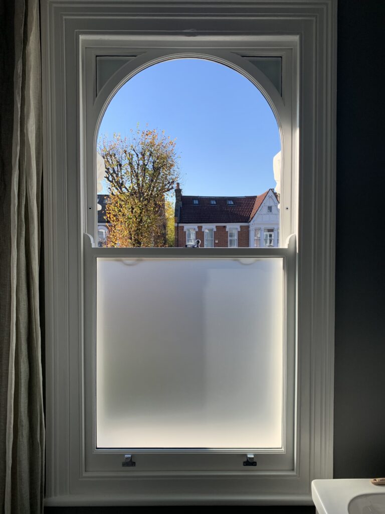 New DG Sashes into existing frames. Ealing