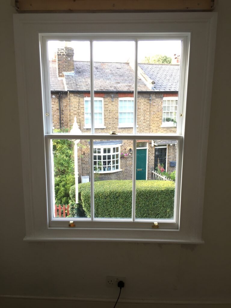 New DG sashes into existing frames.