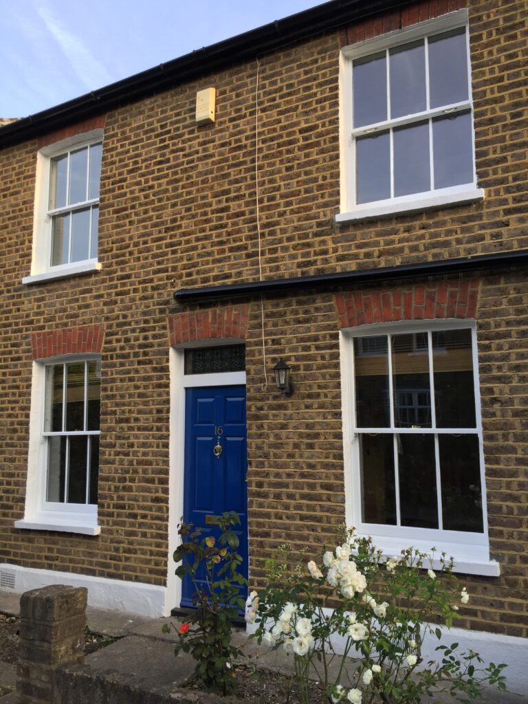 New DG Sashes into existing frames. Ealing