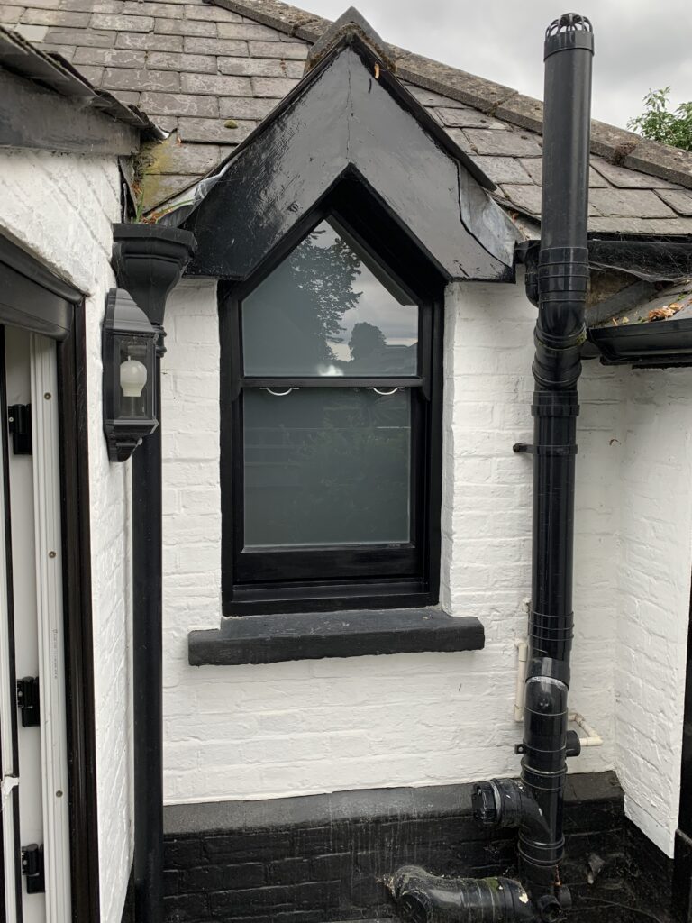 New DG sashes into existing frames.