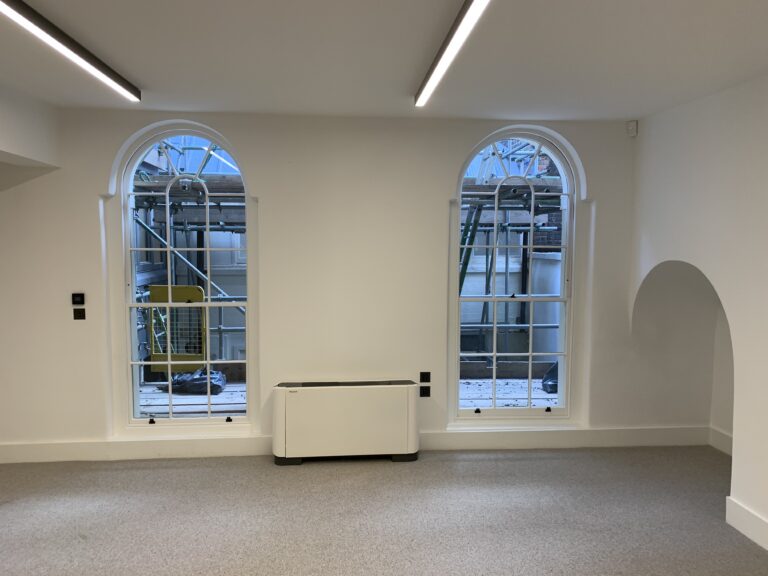 Replacement top sash. Bedford Square